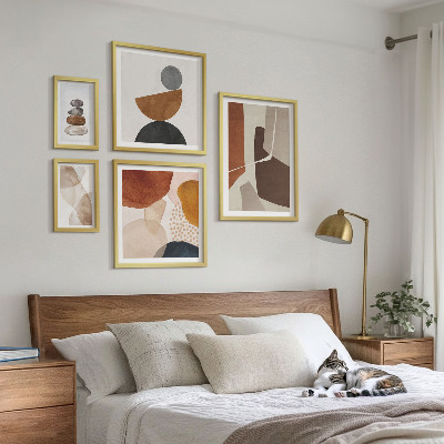 Wanddecoratie compositie Abstracte schilderdecoraties