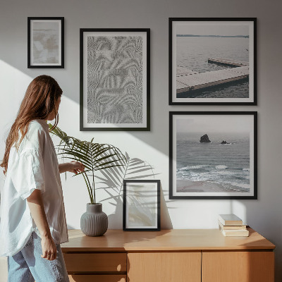 Moderne schilderijen set Abstract design, moderne texturen