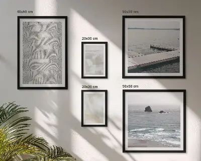 Set van moderne schilderijen met abstract design en moderne texturen