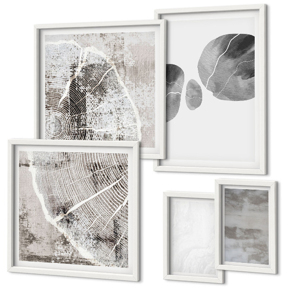 Gallery wall Abstracte moderne vormen
