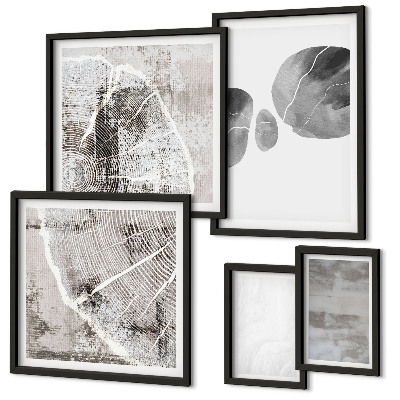 Gallery wall Abstracte moderne vormen