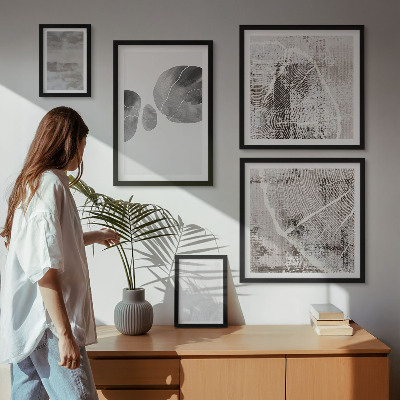 Gallery wall Abstracte moderne vormen