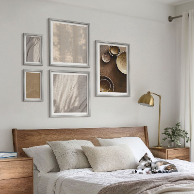Moderne schilderijen set Minimalistische textuurstructuren