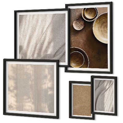 Moderne schilderijen set Minimalistische textuurstructuren