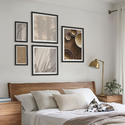Moderne schilderijen set Minimalistische textuurstructuren