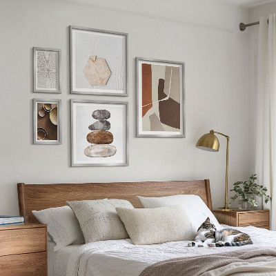 Gallery wall Texturen moderne kunst