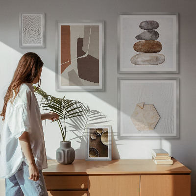Gallery wall Texturen moderne kunst