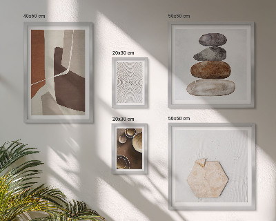 Gallery wall Texturen moderne kunst