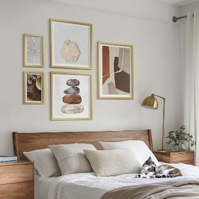 Gallery wall Texturen moderne kunst