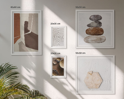 Gallery wall Texturen moderne kunst