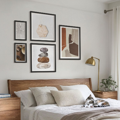 Gallery wall Texturen moderne kunst