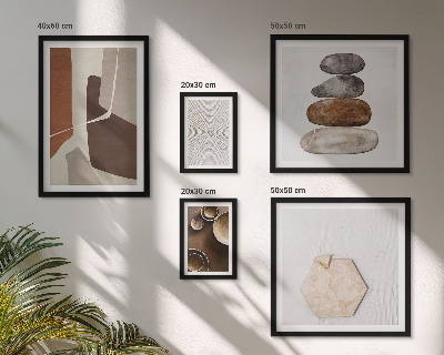 Gallery wall Texturen moderne kunst
