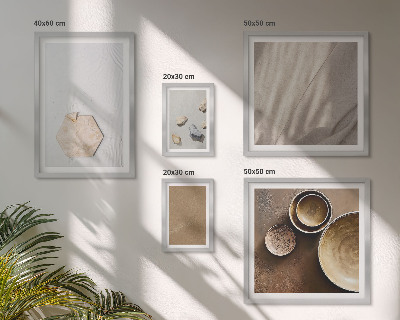 Moderne schilderijen set Minimalistische texturen warm