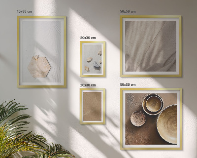 Moderne schilderijen set Minimalistische texturen warm