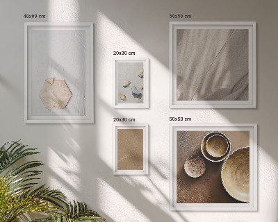 Moderne schilderijen set Minimalistische texturen warm