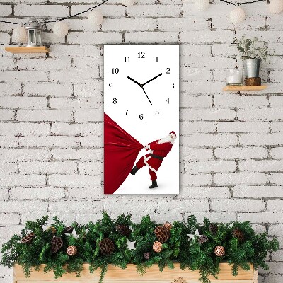 Wandklok Verticaal Santa Claus Christmas Gifts