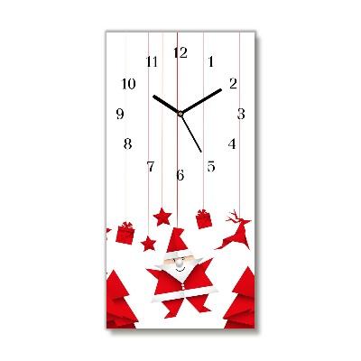 Wandklok Verticaal Santa Claus Christmas Gifts