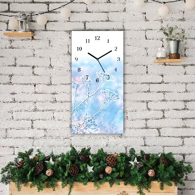 Wandklok Verticaal Winter Snow Christmas