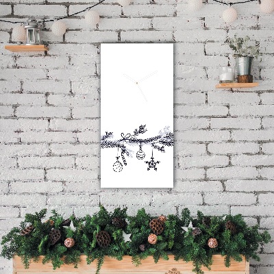 Wandklok Verticaal Kerstversiering Winterdecoraties