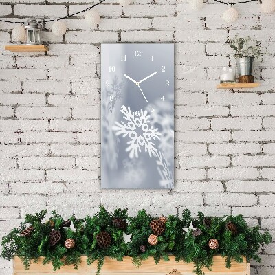 Wandklok Verticaal Sneeuwvlok Kerstdecoratie