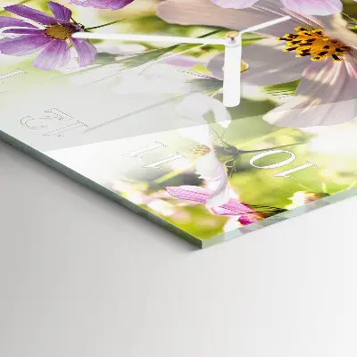 Decoratieve glazen klok vierkant Kosmos