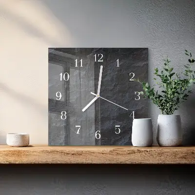 Decoratieve glazen klok vierkant Achtergrond