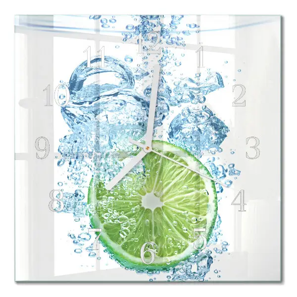 Vierkante glas klok Calciumcarbonaat