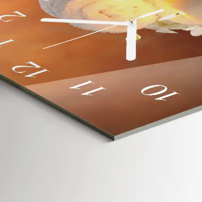 Vierkante glas klok Spa kaarsen