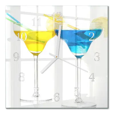 Vierkante glas klok Cocktail