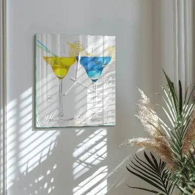 Vierkante glas klok Cocktail