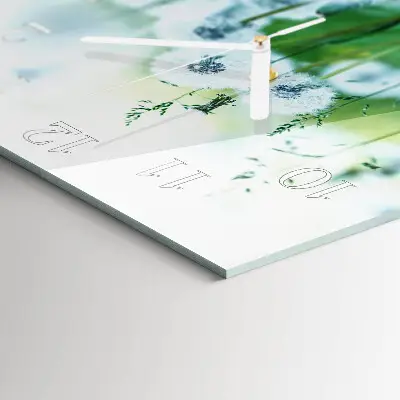 Decoratieve glazen klok vierkant Wei