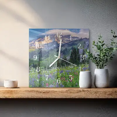 Decoratieve glazen klok vierkant Weideberg