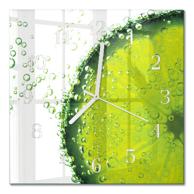 Vierkante glas klok Calciumcarbonaat
