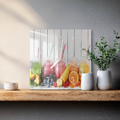 Vierkante glazen klok Cocktail