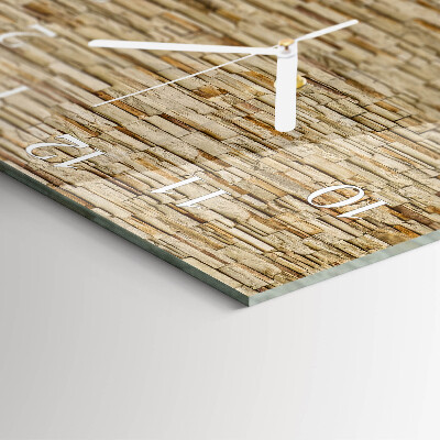 Decoratieve glazen klok vierkant Decoratieve steen