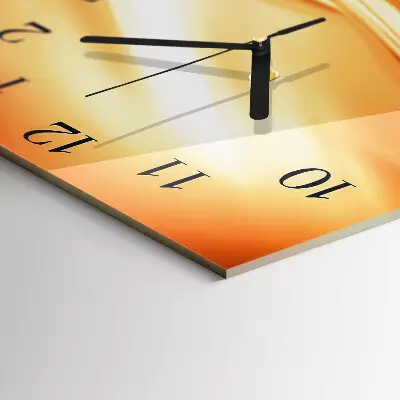 Vierkante glas klok Abstractie