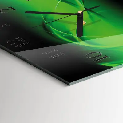 Moderne wandklok glas vierkant Abstractie