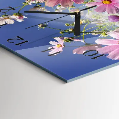 Decoratieve glazen klok vierkant Kosmos