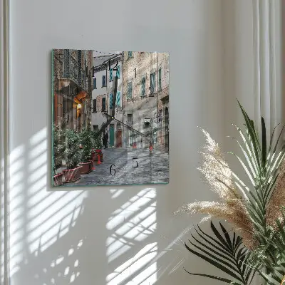 Decoratieve glazen klok vierkant Laan