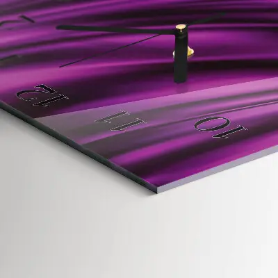 Vierkante glas klok Abstractie