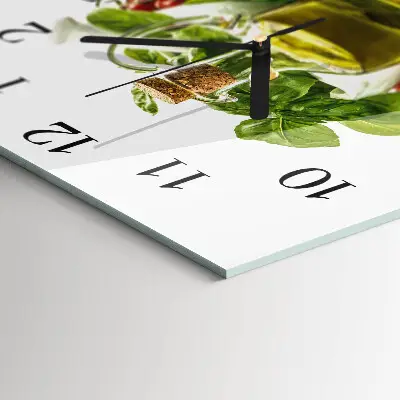 Vierkante glas klok Basilicumolie