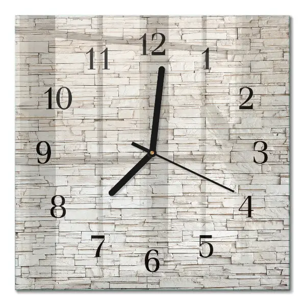 Vierkante glas klok Klinker