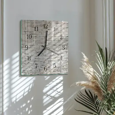 Vierkante glas klok Klinker