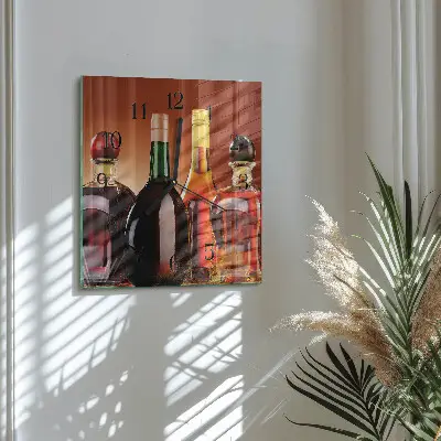 Decoratieve glazen klok vierkant Spoken