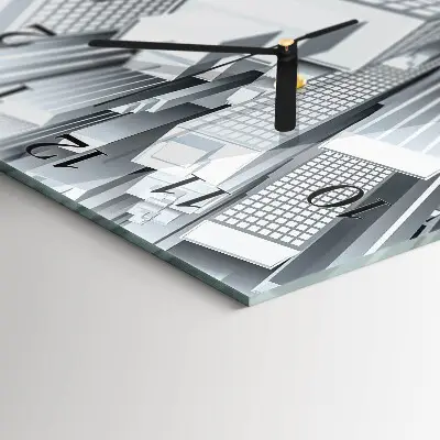 Vierkante glas klok Gebouwen