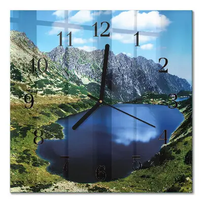 Decoratieve glazen klok vierkant Morskie oko