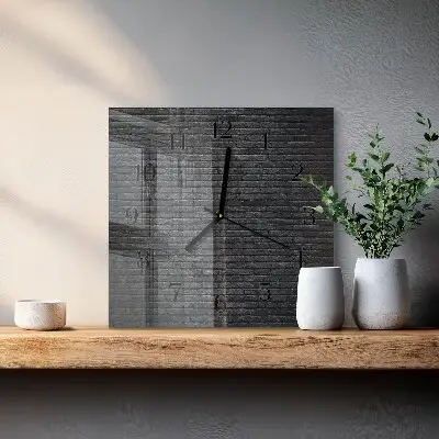 Vierkante glas klok Klinker