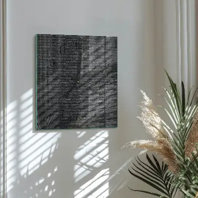 Vierkante glas klok Klinker