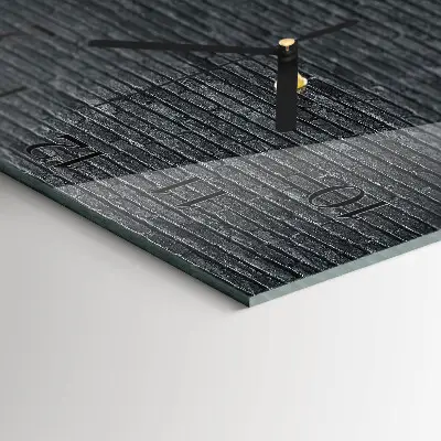 Vierkante glas klok Klinker