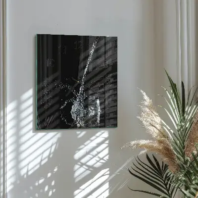 Decoratieve glazen klok vierkant Water